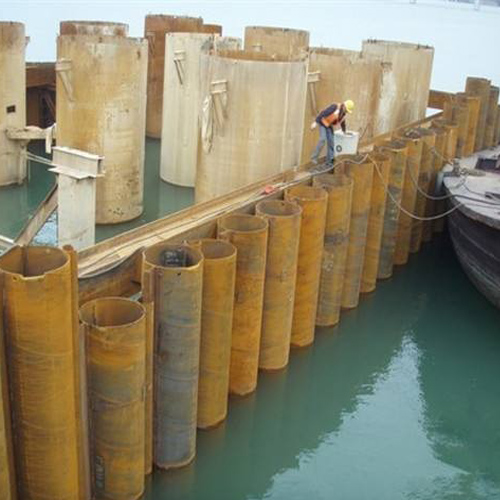 通化钢护筒现场安装